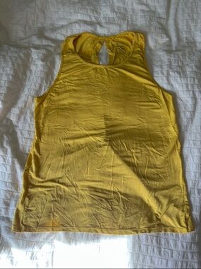 BuffBunny Yellow Racerback Tank Top